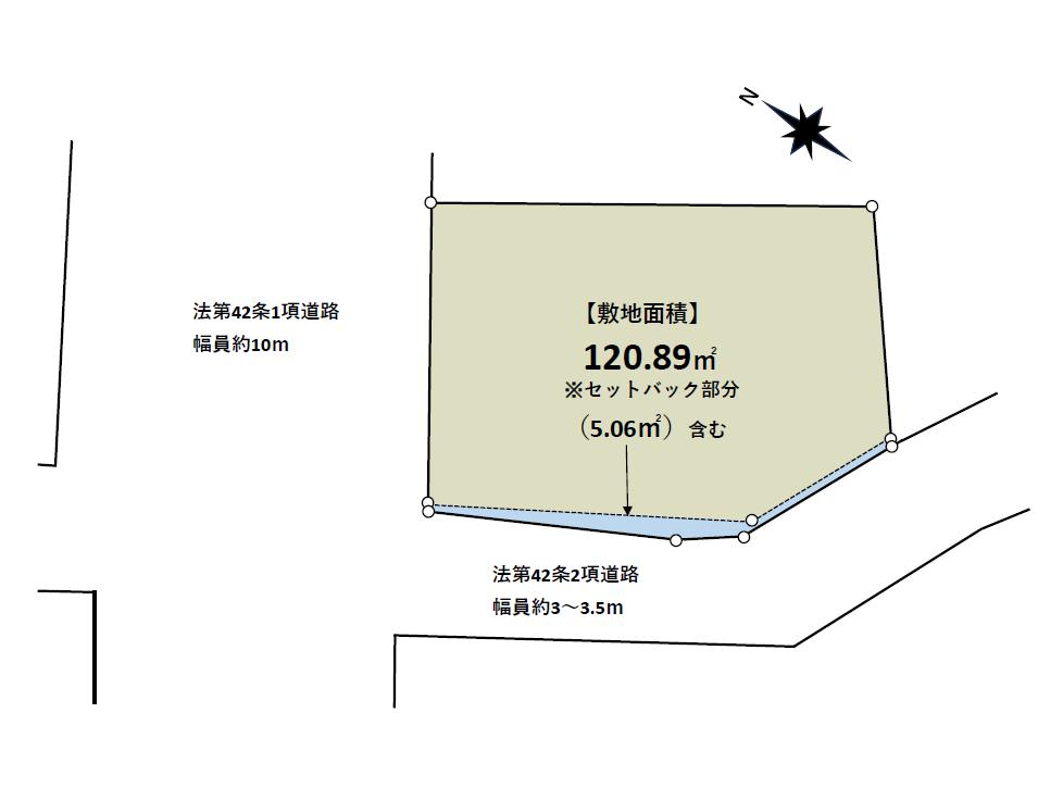 中区大芝台 建築条件なし売地（約36坪角地） | M-HOUSE｜横浜エリアの